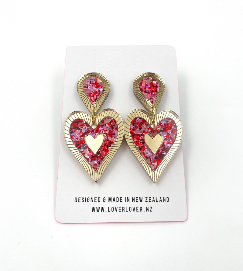 New Lovers Glow Edition Freina Single Drop - Pink & Red Silver