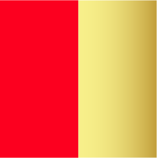 Freina Double drop - Scarlet Red - Gold