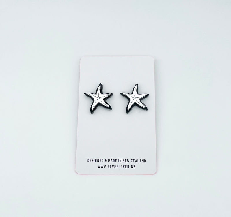 STARFISH STUD - milkshake-silver