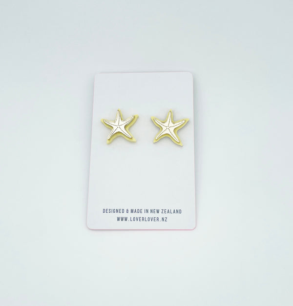 STARFISH STUD - Lemon-gold